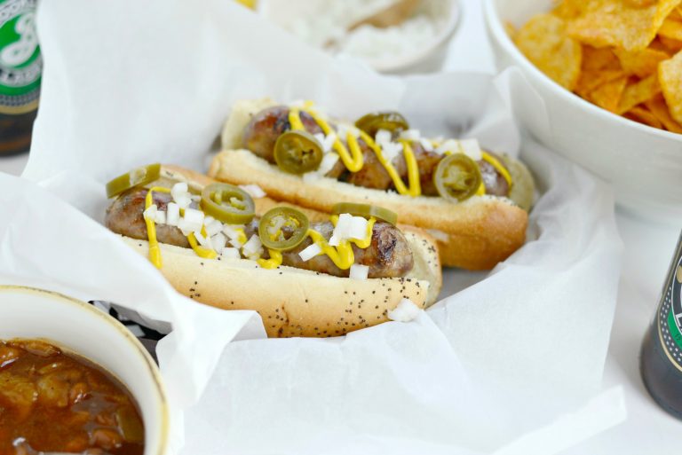 Oven Braised Beer Brats Simply Scratch