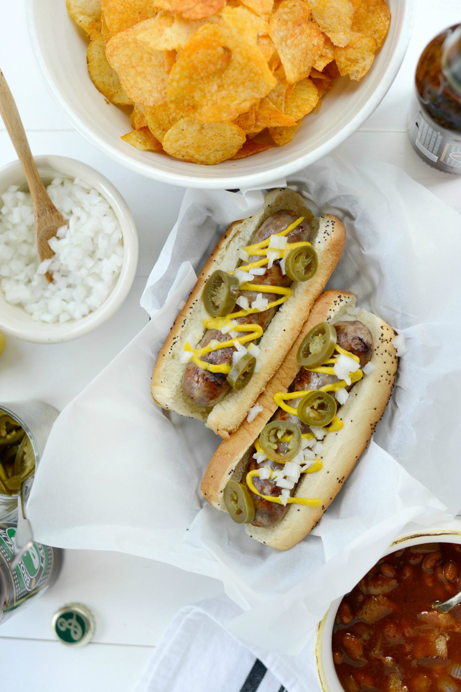 Oven Braised Beer Brats Simply Scratch