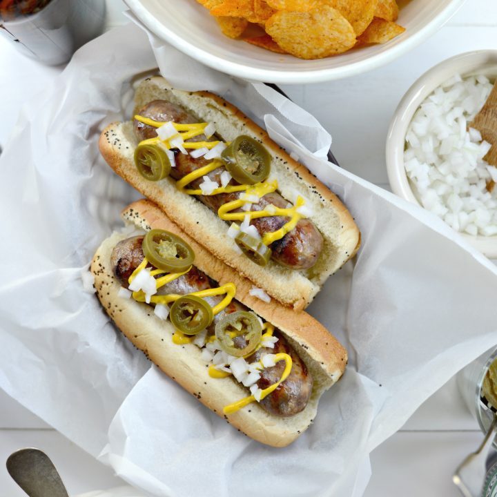 Oven Braised Beer Brats Simply Scratch
