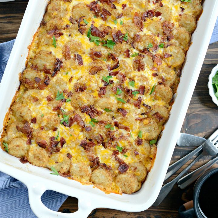 Tater Tot Breakfast Casserole Simply Scratch