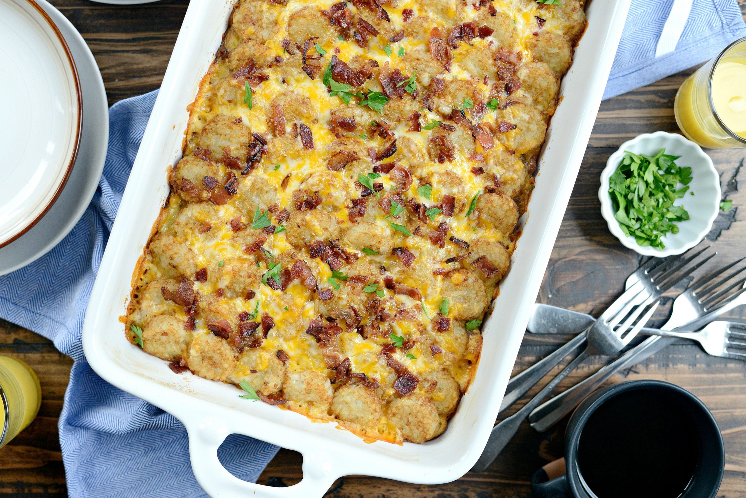 Tater Tot Breakfast Casserole Simply Scratch