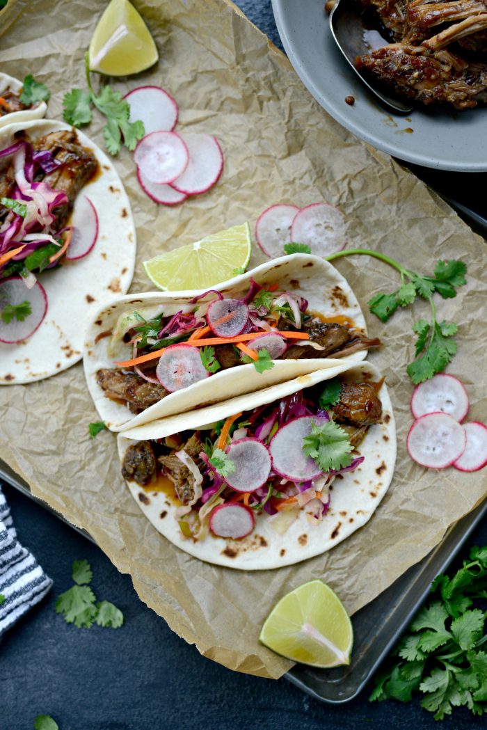 Braised Korean Pork Tacos l SimplyScratch.com (8)