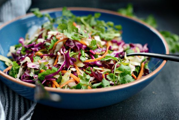 Cilantro Coleslaw with Lime Vinaigrette