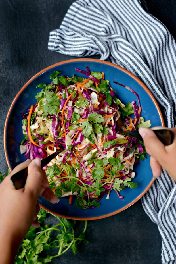 Cilantro Slaw with Lime Vinaigrette 