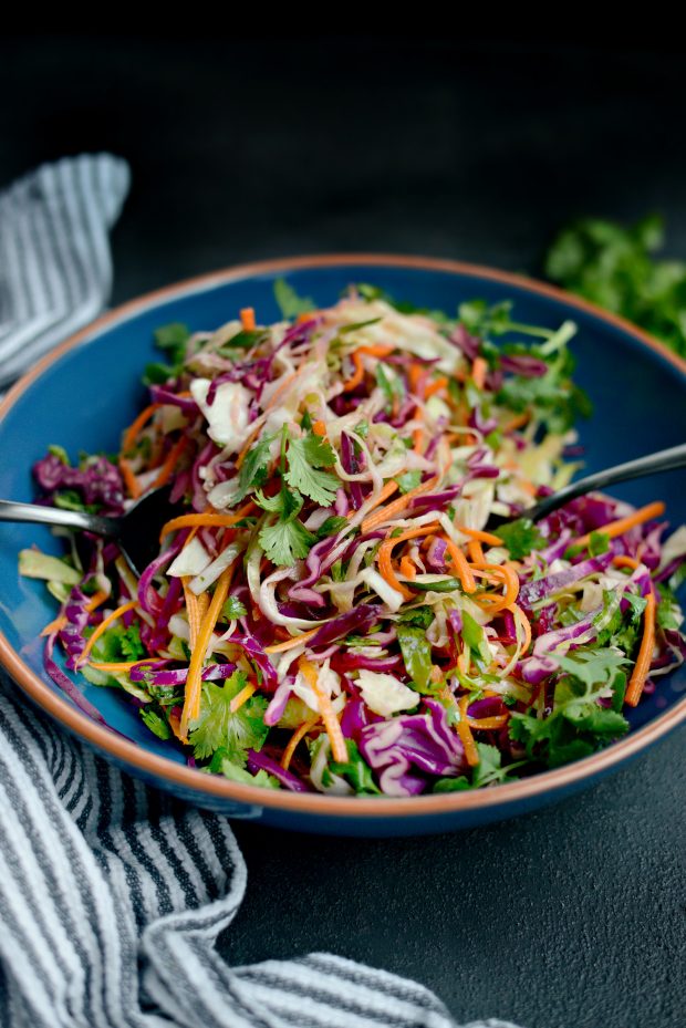 Cilantro Coleslaw with Lime Vinaigrette