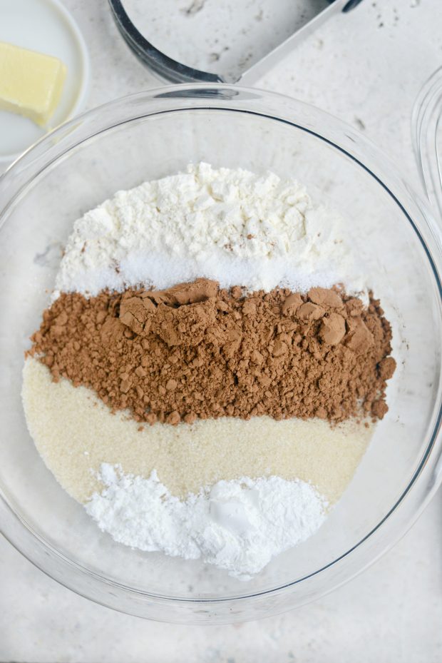 dry ingredients in a bowl