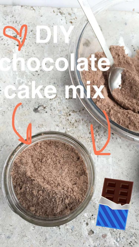 homemade chocolate cake mix