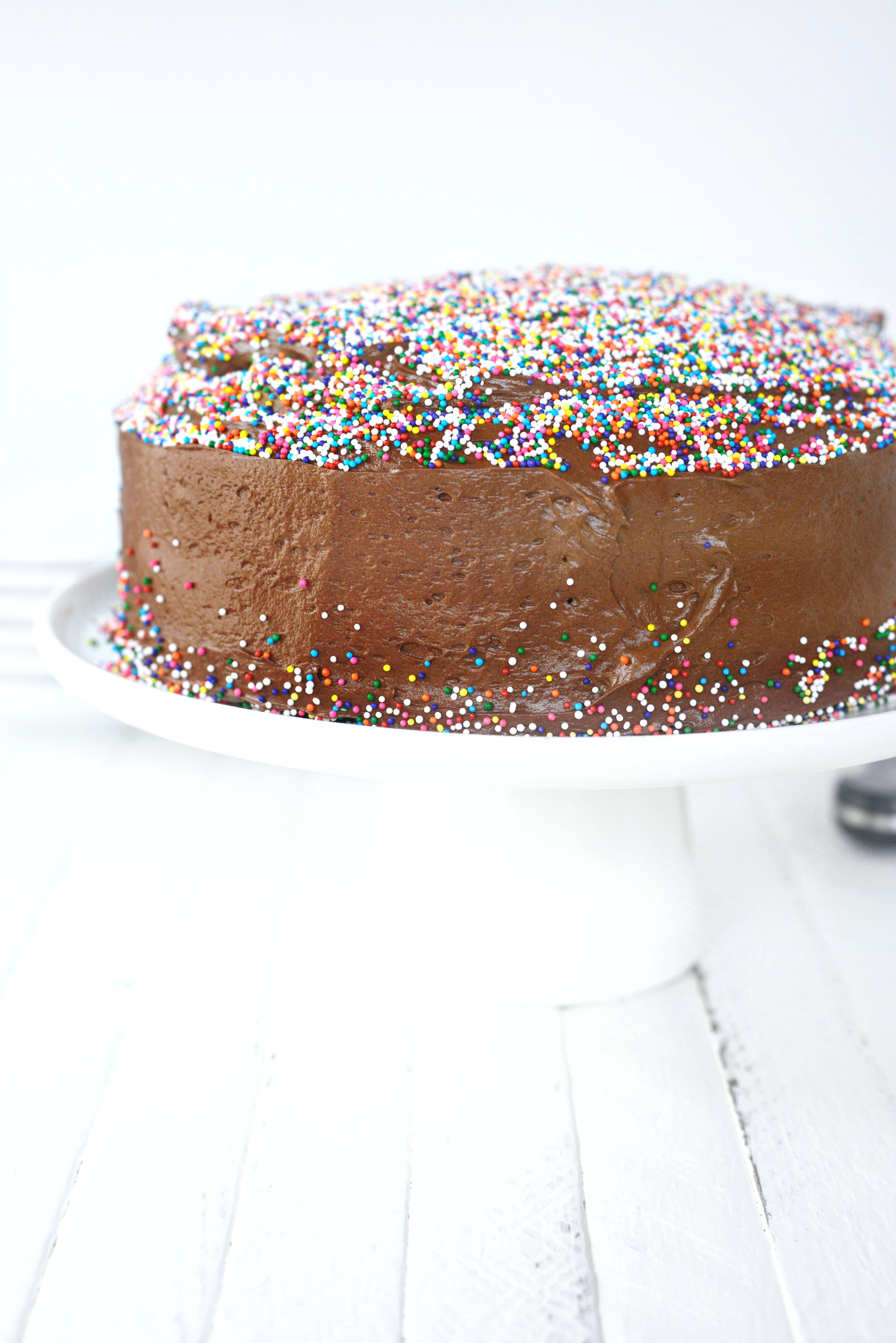 Homemade Chocolate Cake with Chocolate Almond Frosting Simply Scratch