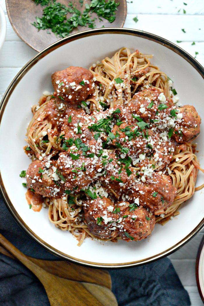 slow cooker Italian turkey meatballs