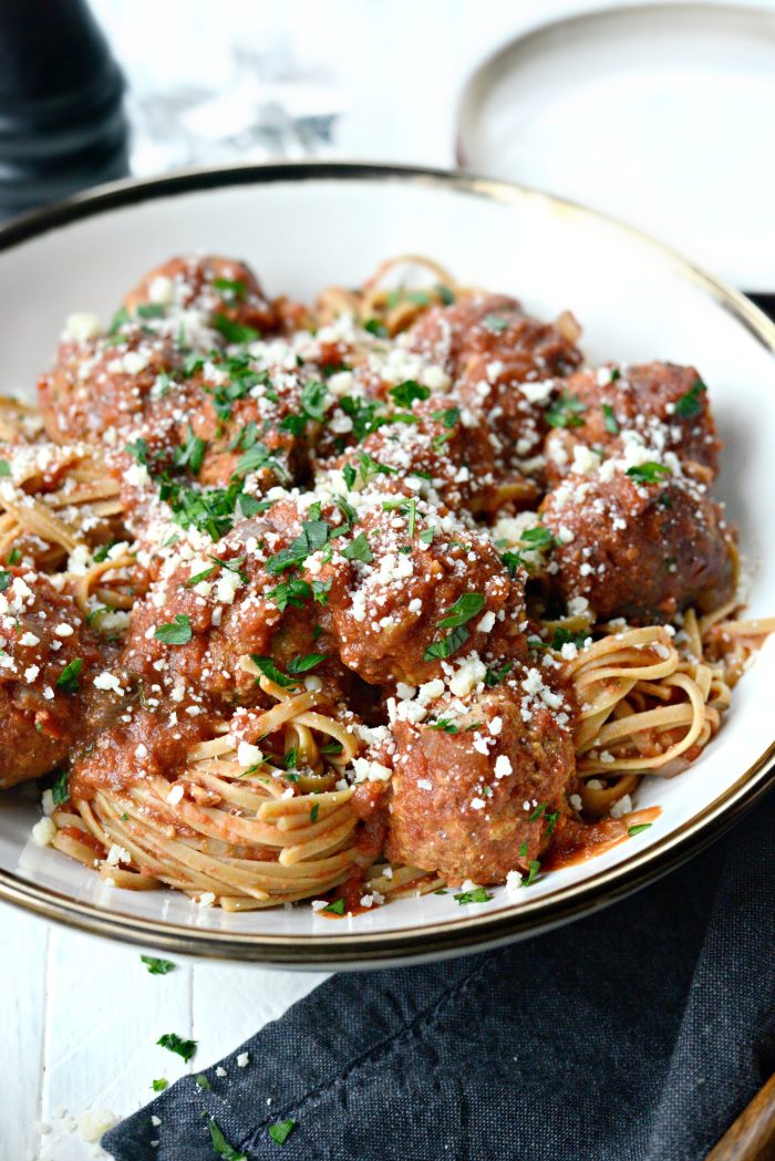 slow cooker Italian turkey meatballs