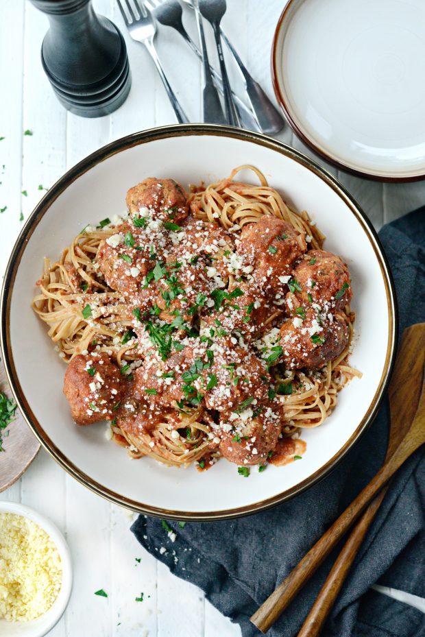 slow cooker Italian turkey meatballs