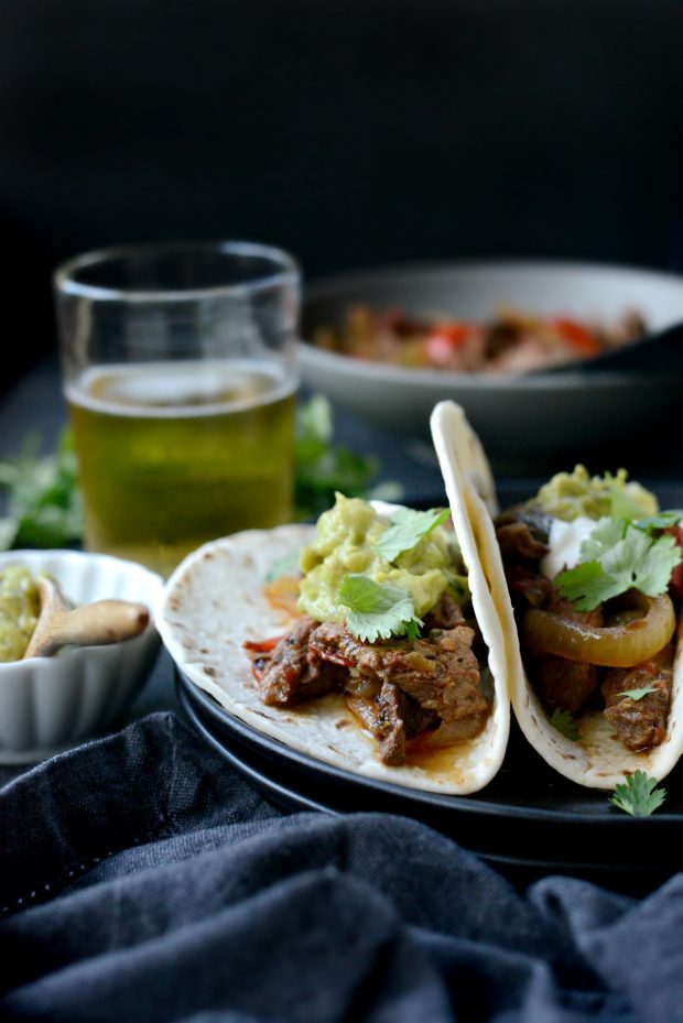 Slow Cooker Steak Fajitas