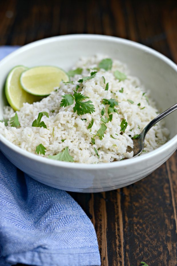 Cilantro Lime Rice (Rice Cooker) – Simply Scratch
