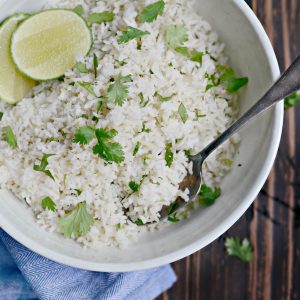 Cilantro Lime Rice (Rice Cooker) - Simply Scratch