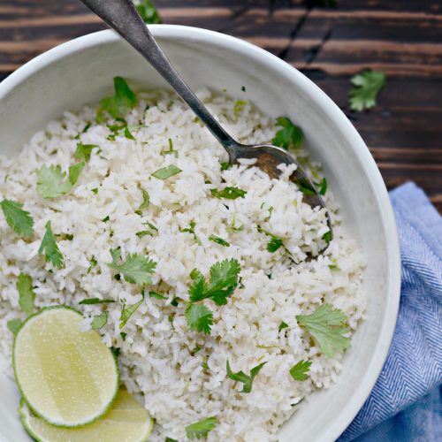 Cilantro Lime Rice (Rice Cooker) Simply Scratch