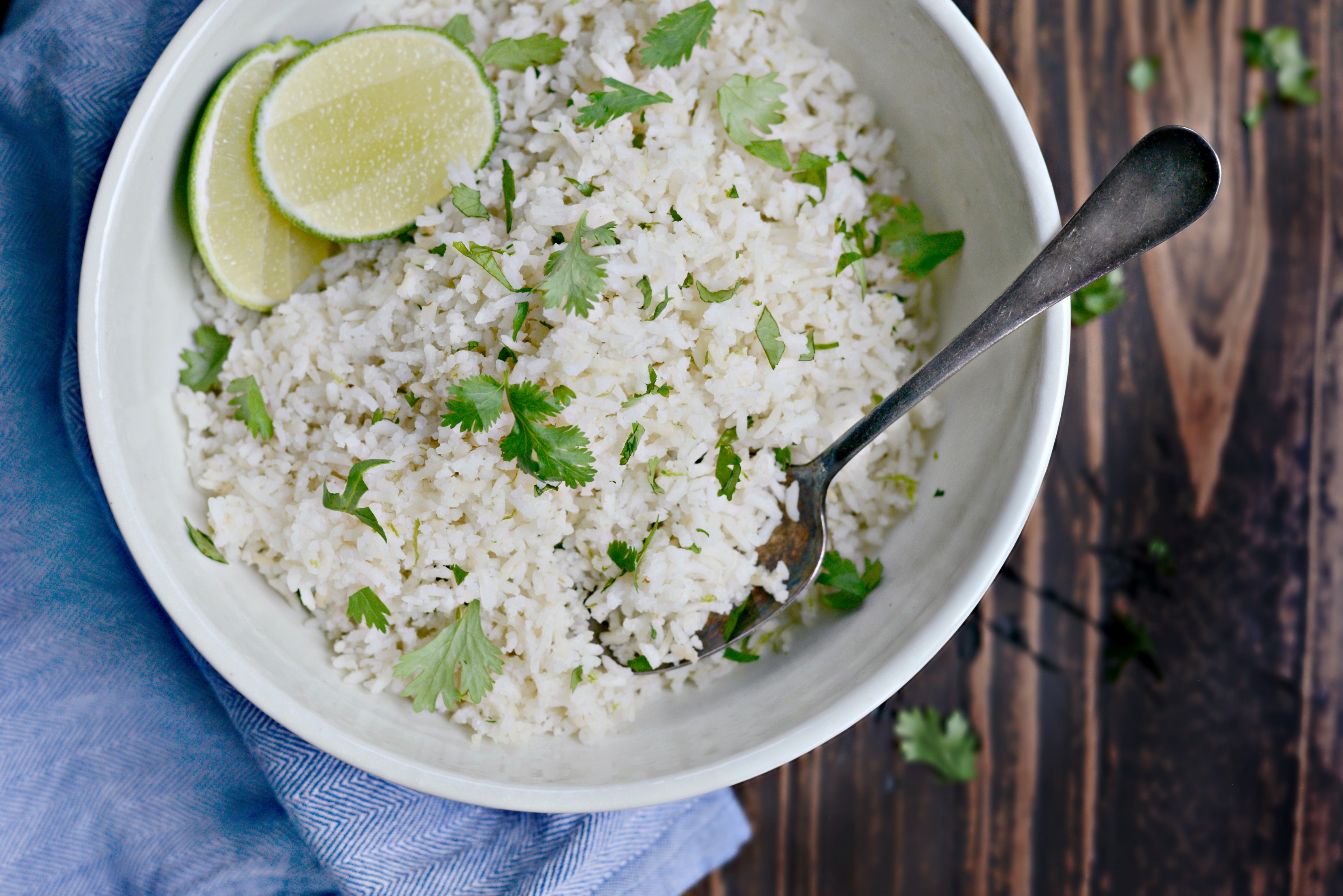 Cilantro Lime Rice (Rice Cooker)