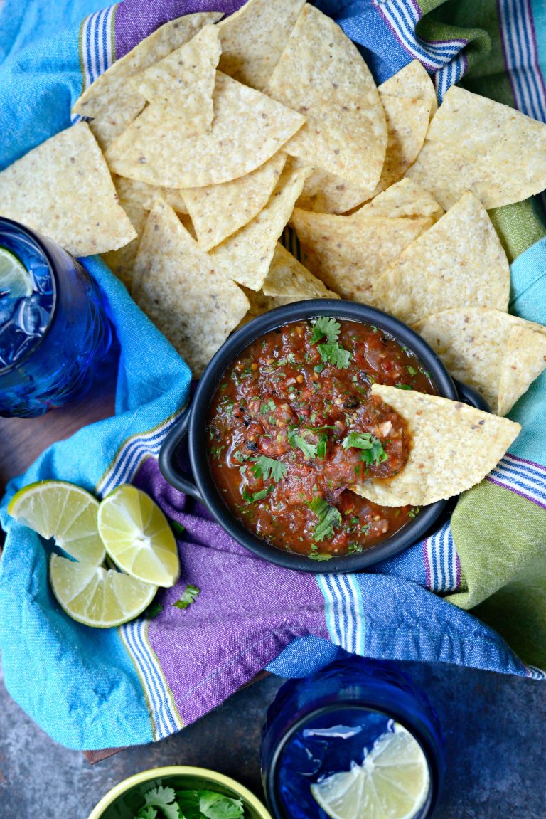 Roasted Chipotle Salsa Simply Scratch