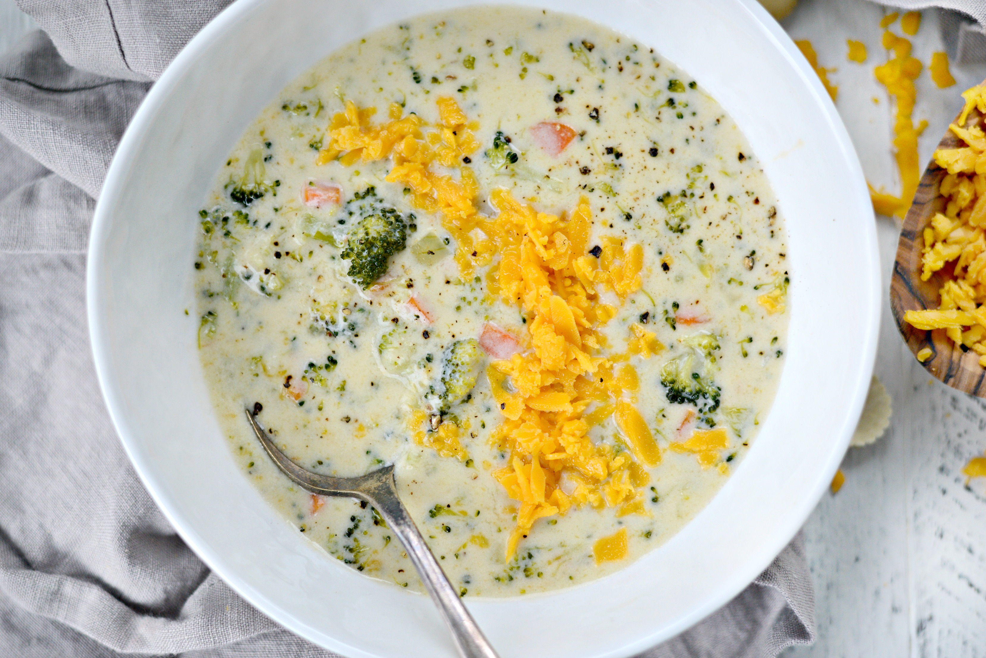 Simply Scratch One Pot Broccoli Cheddar Soup Simply Scratch