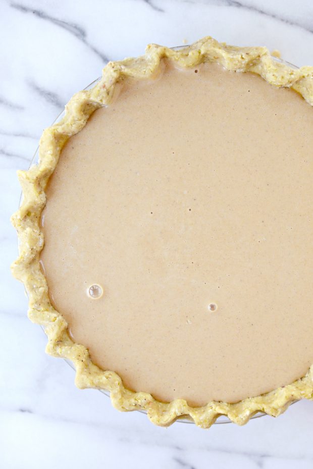 pour into pie crust