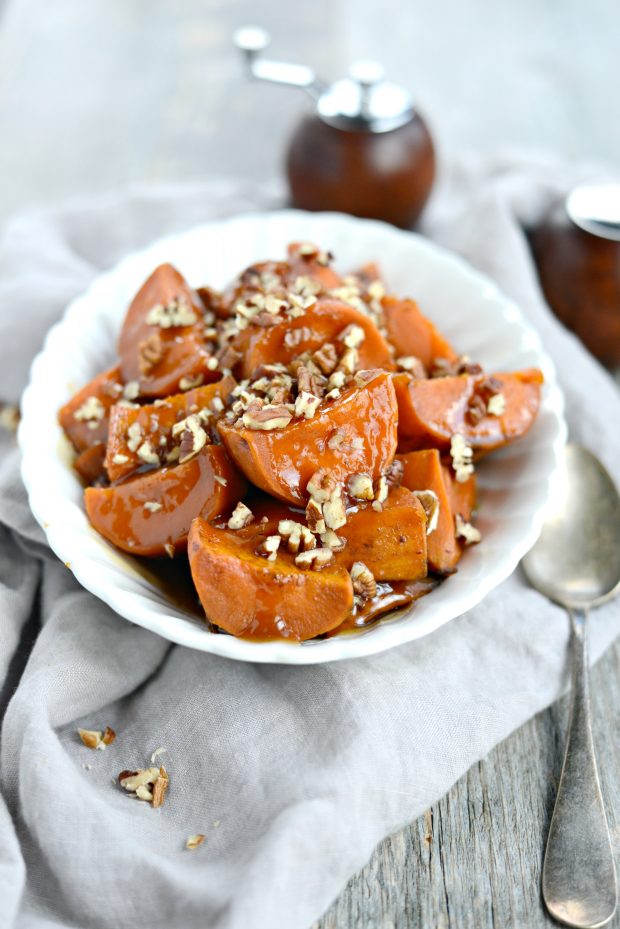 slow cooker candied sweet potatoes