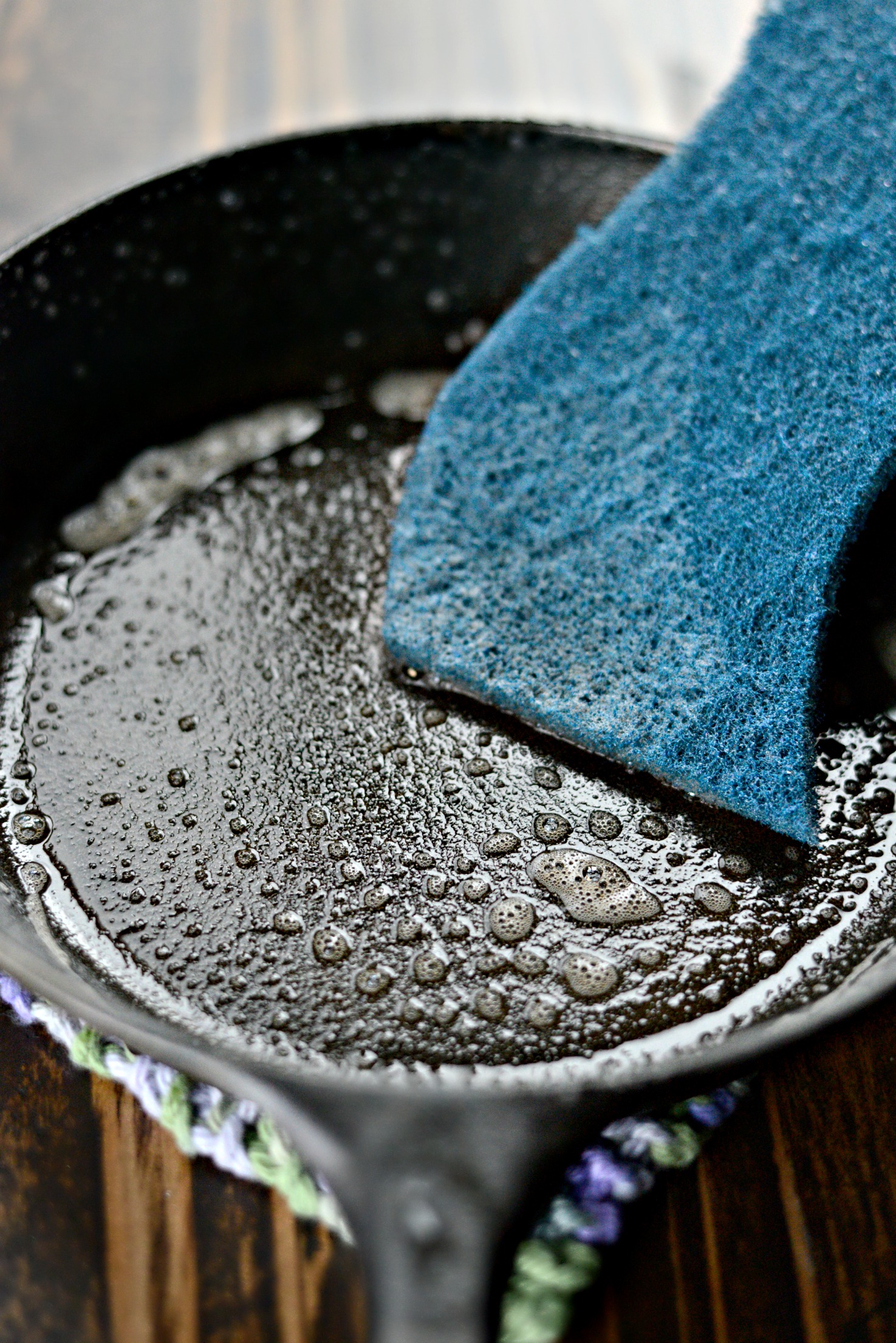 Seasoning and Cleaning Cast Iron Simply Scratch