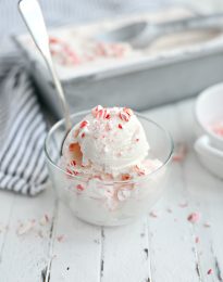 Peppermint Candy Cane Ice Cream