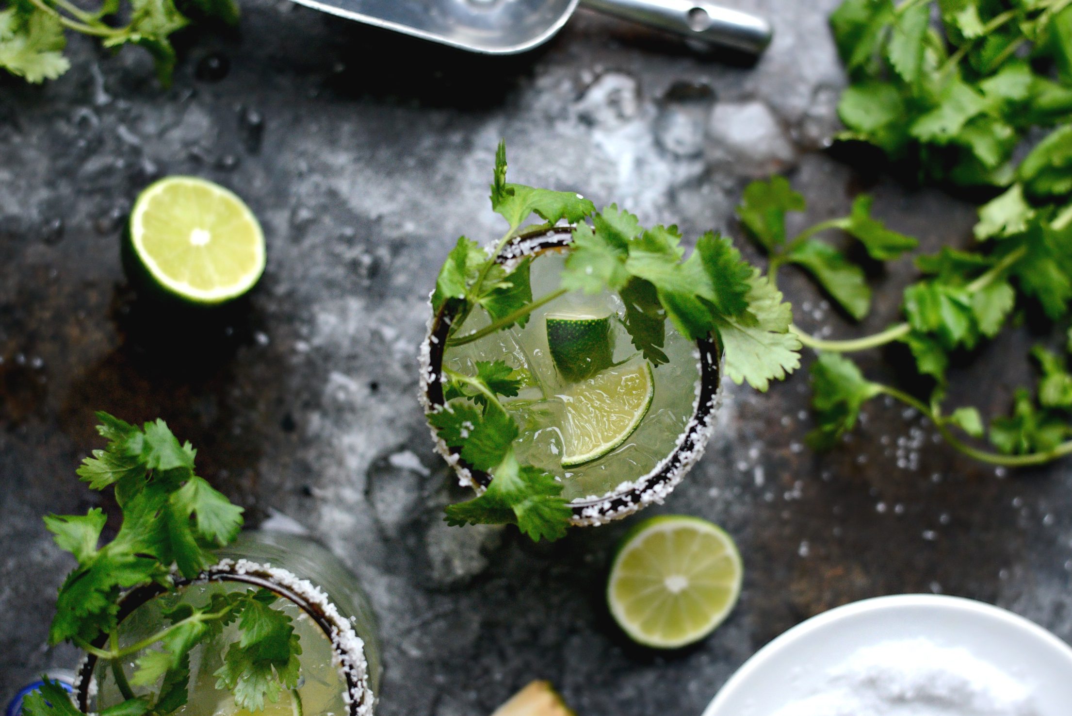 Cilantro Lime Margaritas Simply Scratch