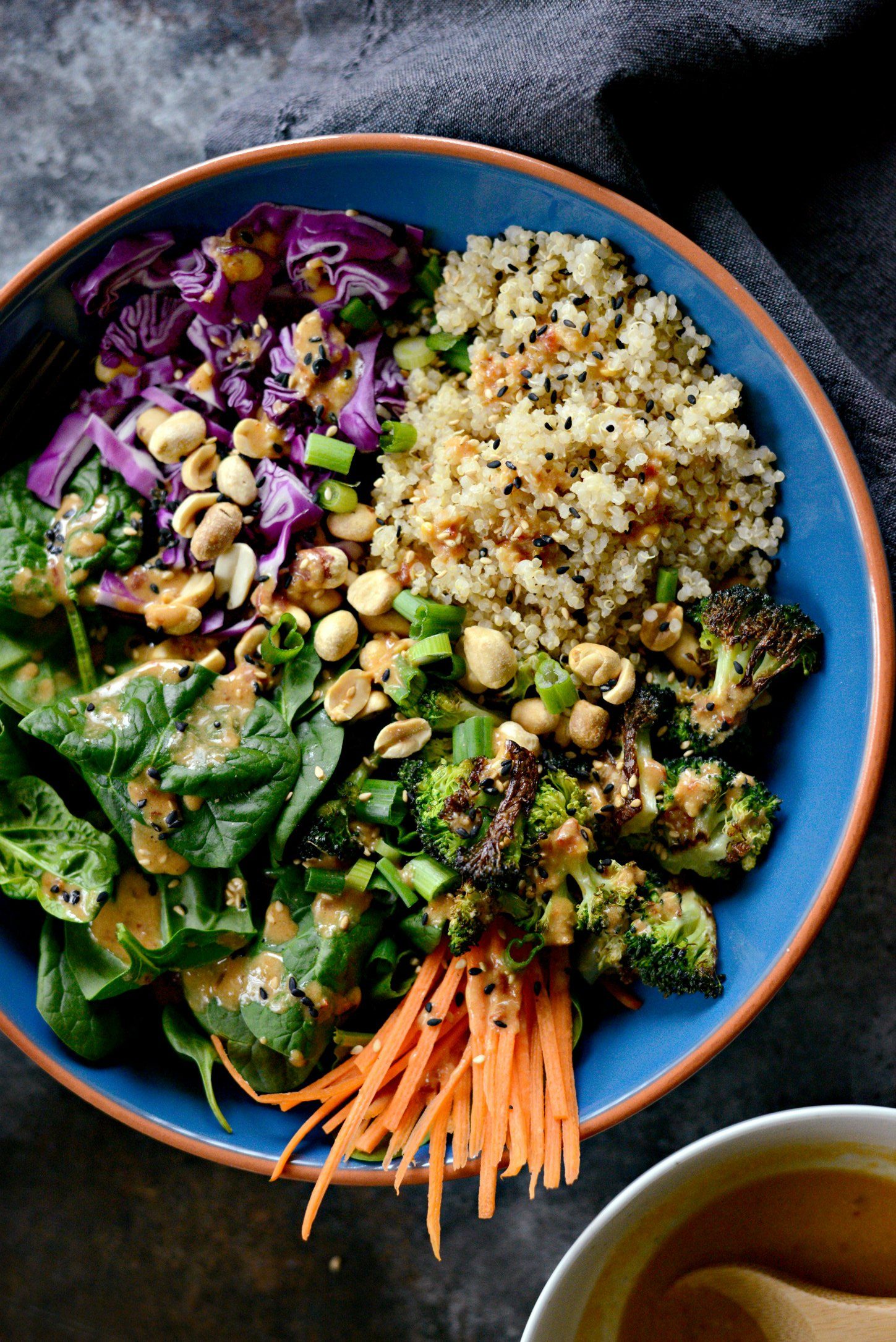 Asian Charred Broccoli Quinoa Bowl Simply Scratch
