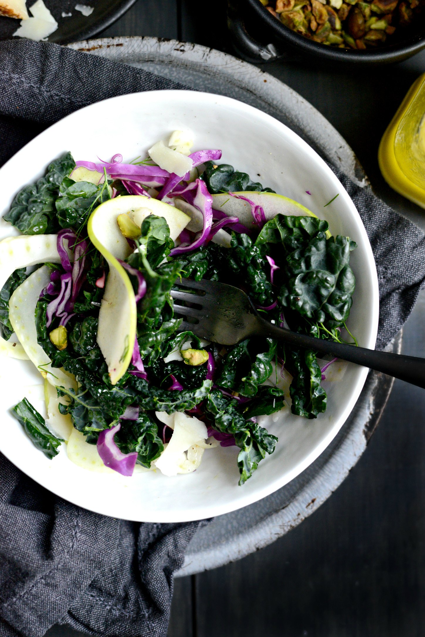 Kale, Fennel and Apple Salad Simply Scratch