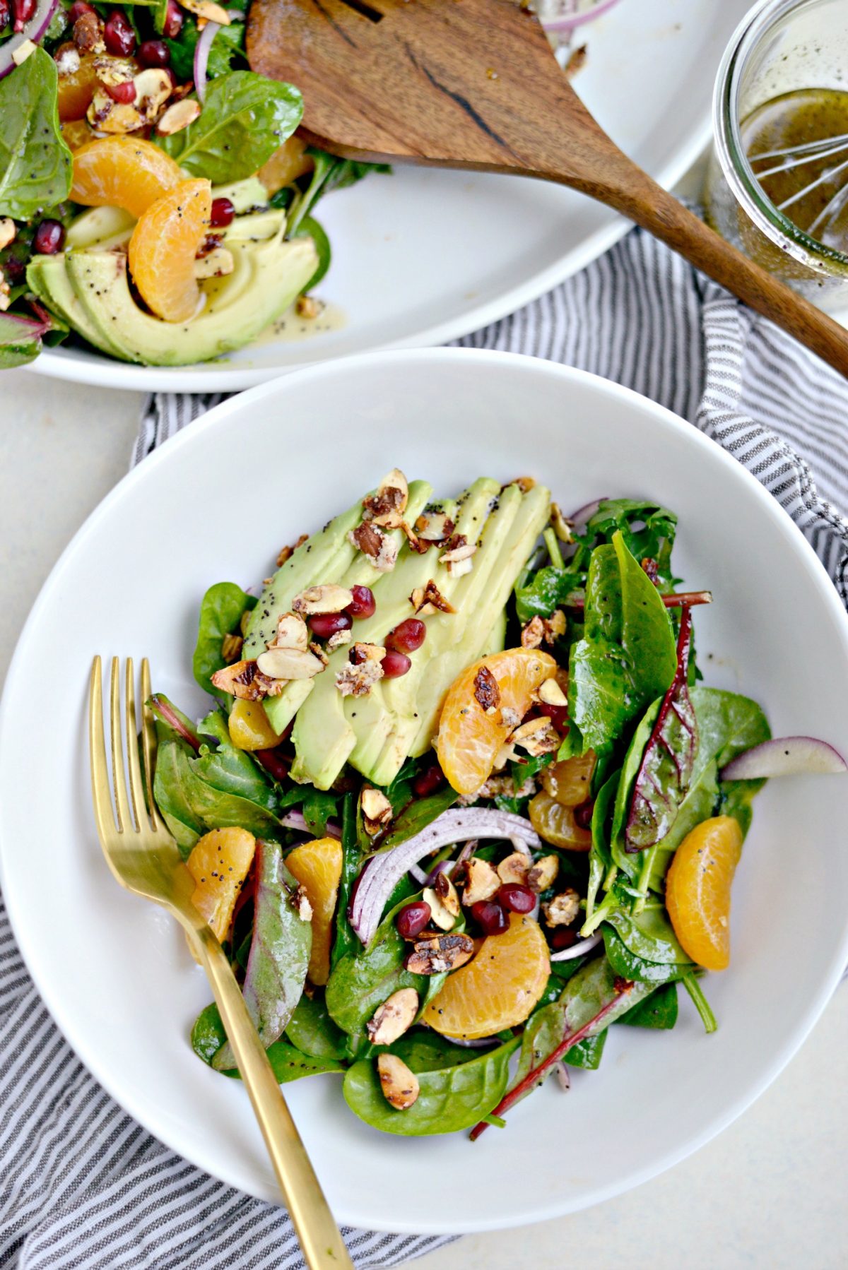 Mandarin Salad with Honey Poppy Seed Vinaigrette