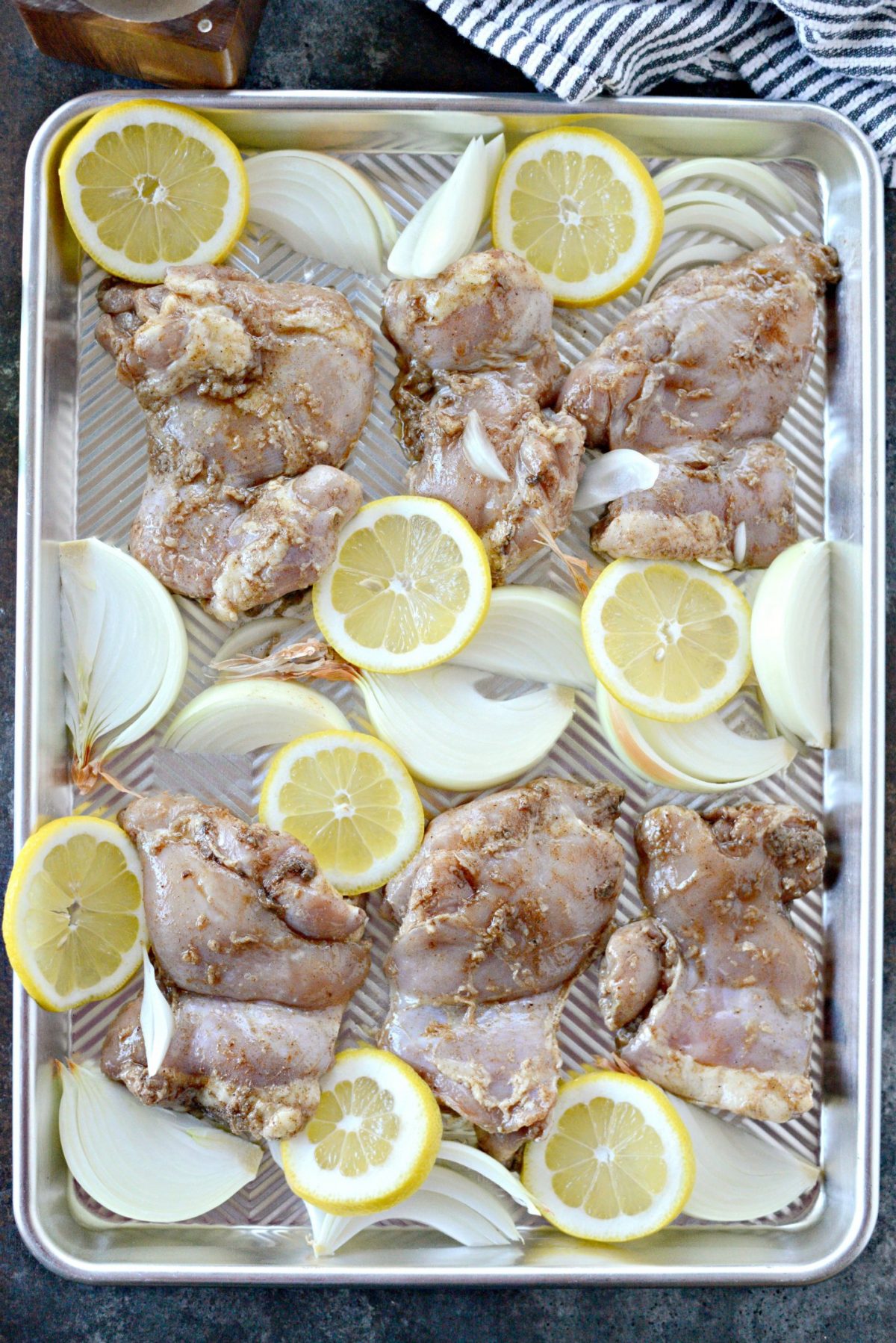 spread onto rimmed metal baking sheet