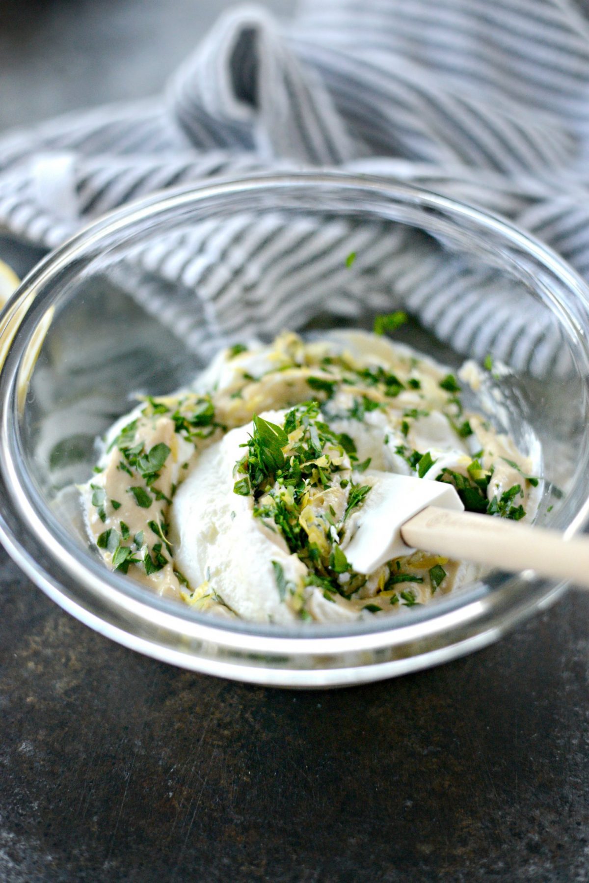 combine yogurt sauce