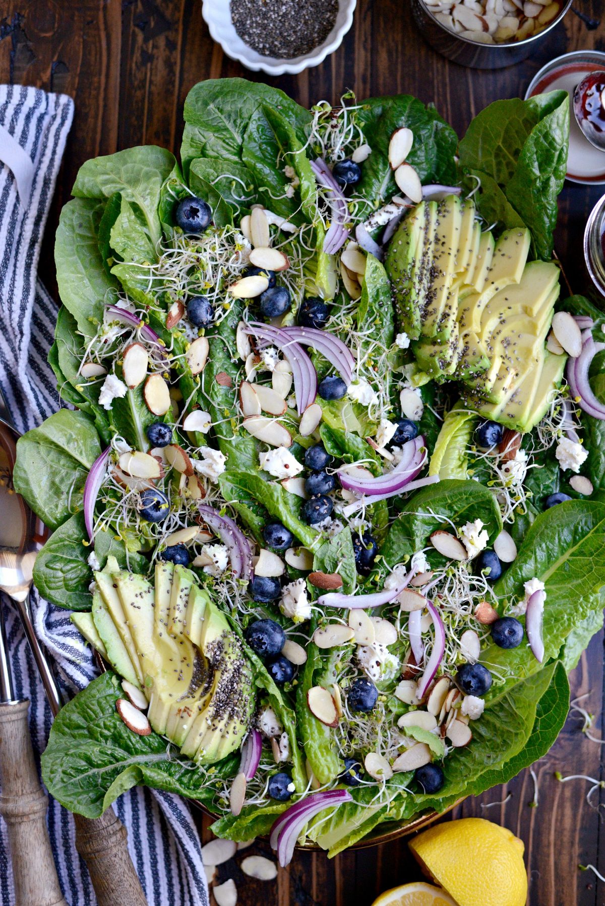 build the Blueberry Almond Salad