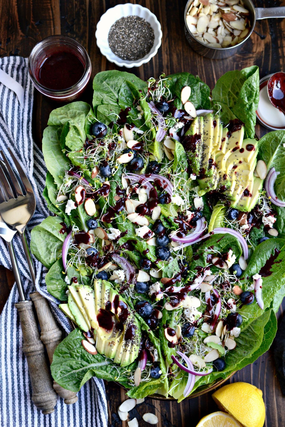 Blueberry Almond Salad 