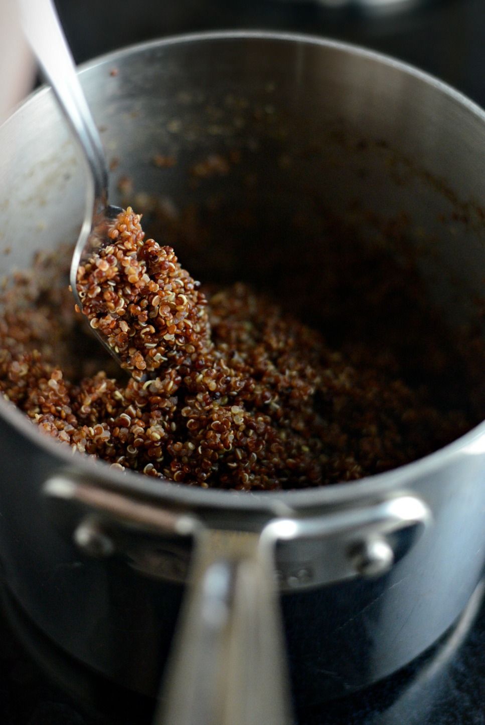 cooked quinoa