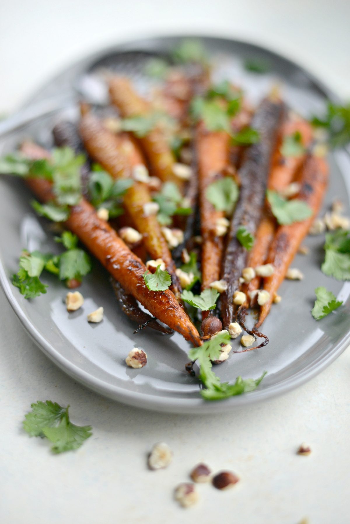 Miso Honey Glazed Whole Roasted Carrots