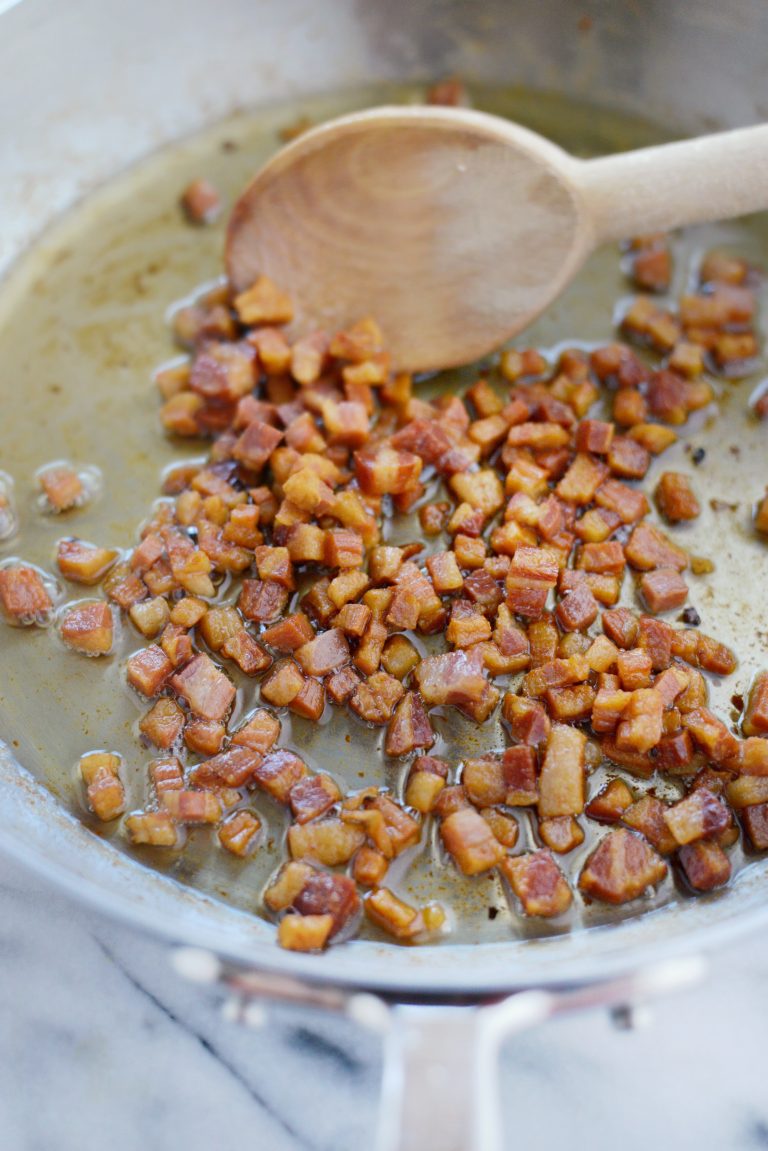 Pancetta Asparagus Carbonara Simply Scratch