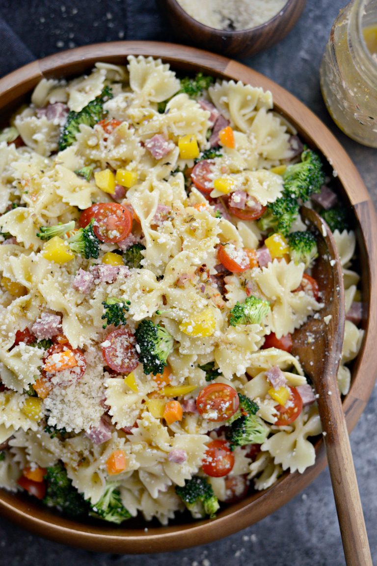 Italian Bowtie Pasta Salad Simply Scratch