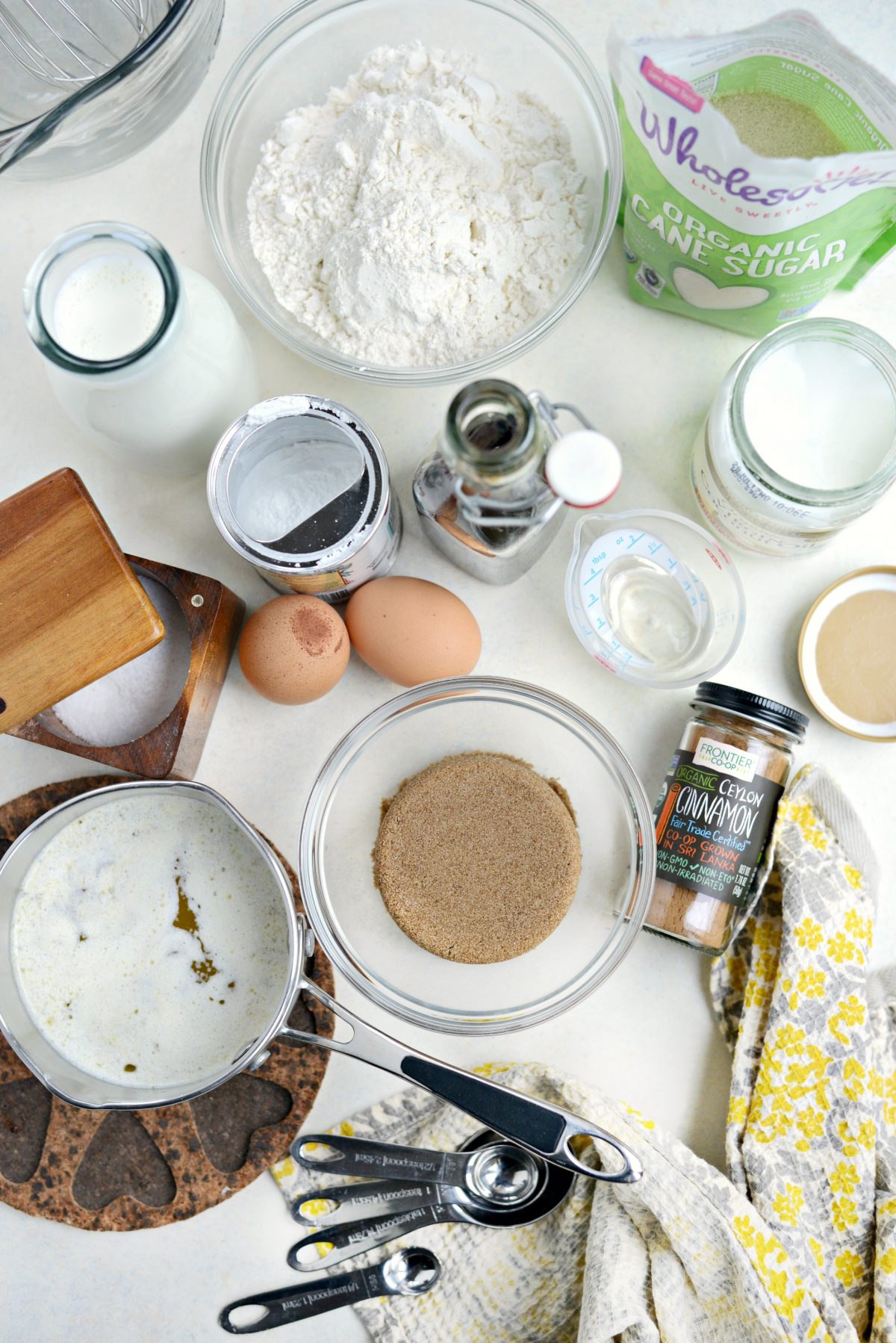 Cinnamon Swirl Pancakes ingredients