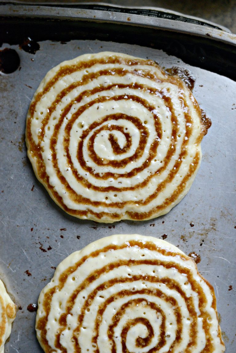 Cinnamon swirl pancakes simply scratch