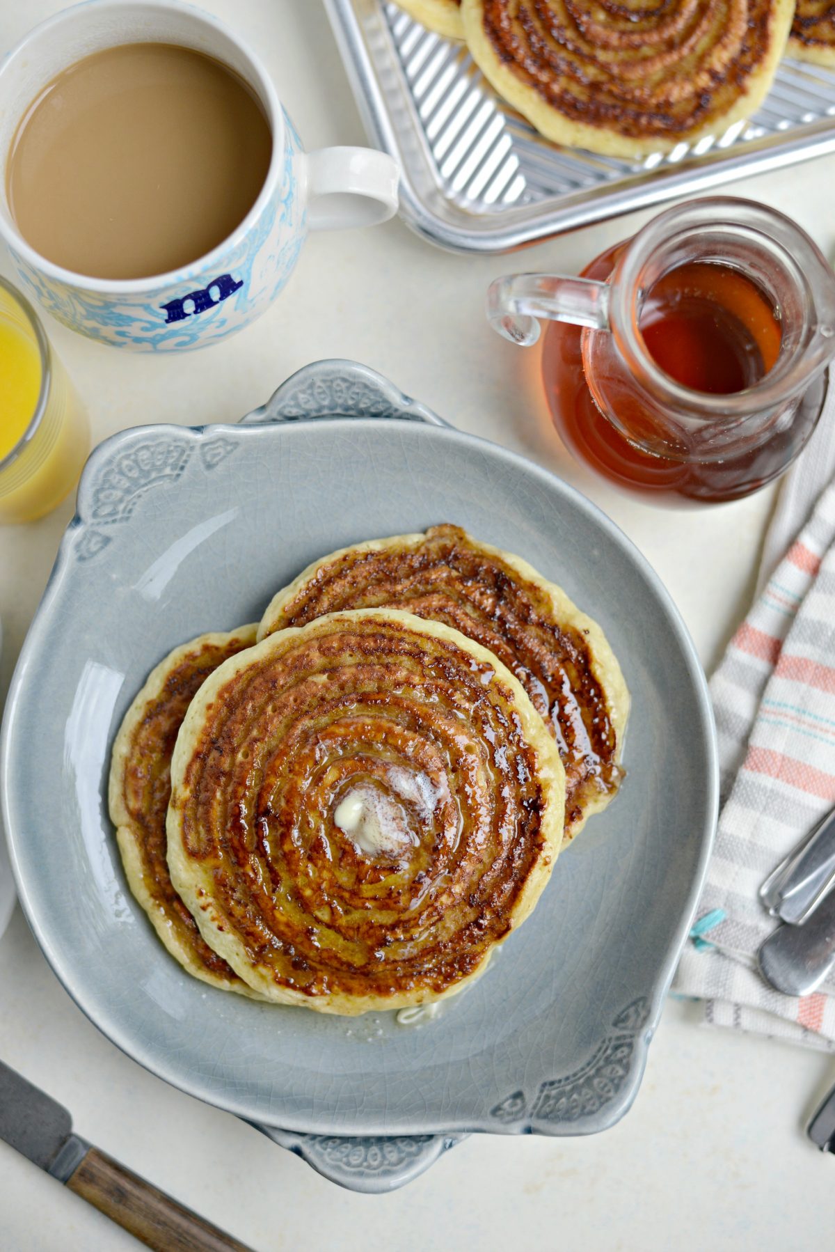 Cinnamon Swirl Pancakes l SimplyScratch.com (16)