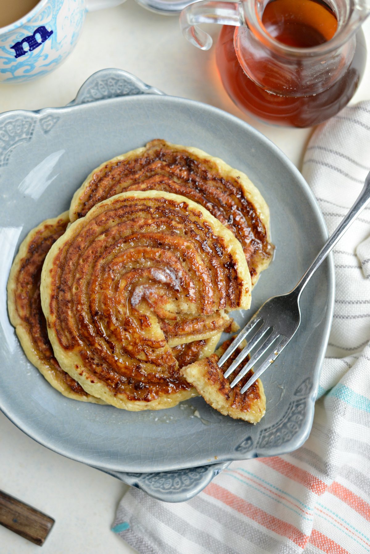 Cinnamon Swirl Pancakes