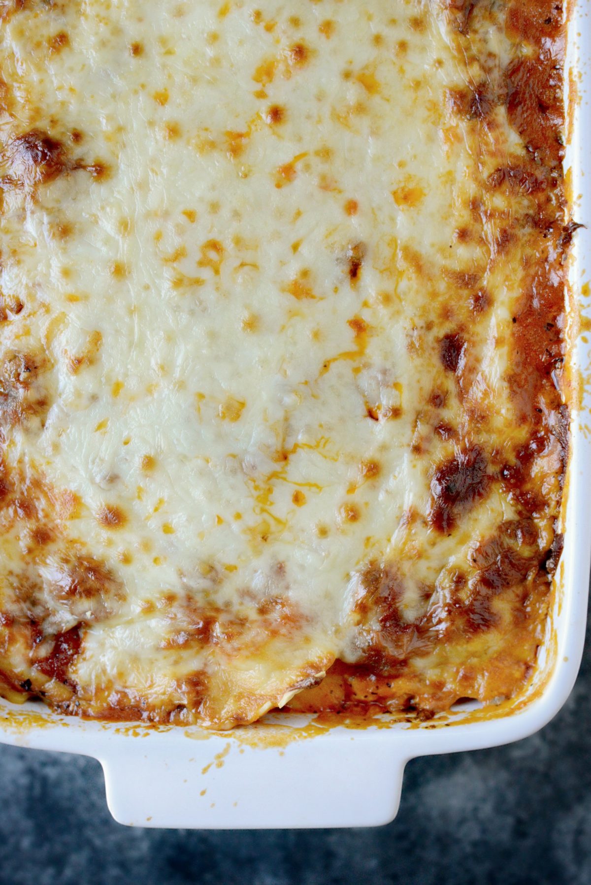 just baked Easy Ravioli Lasagna 