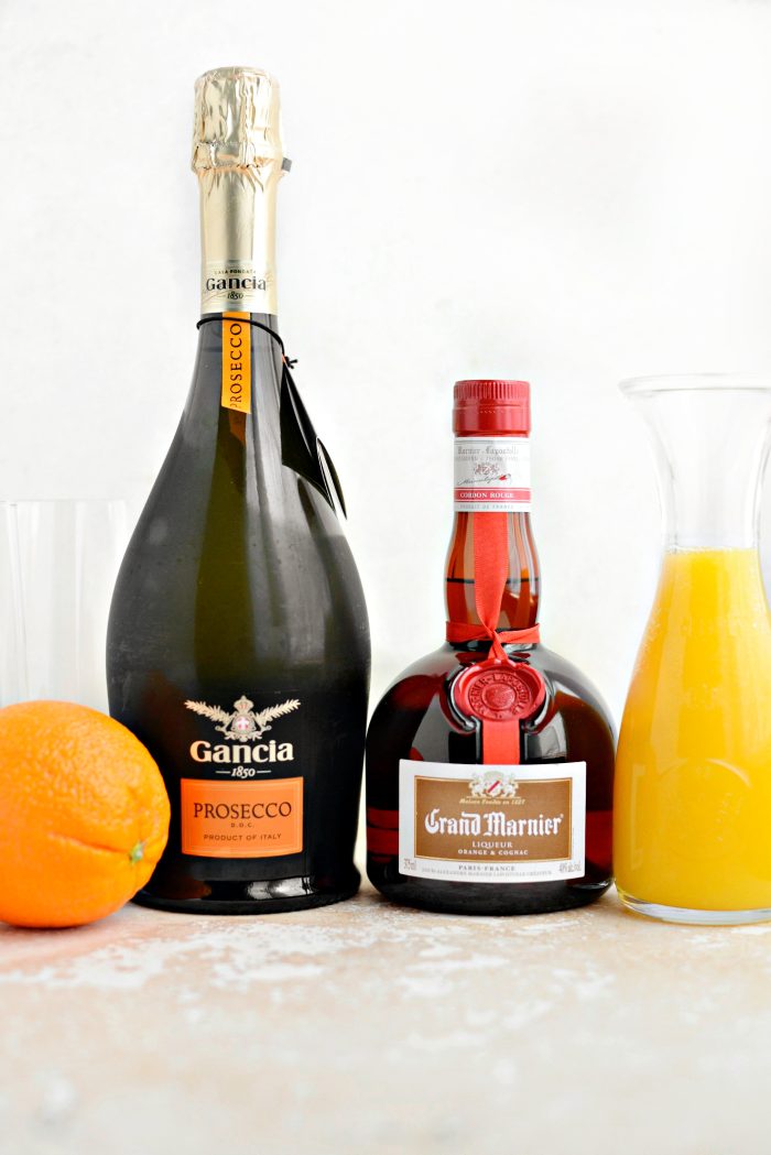 ingredients for Classic Mimosa