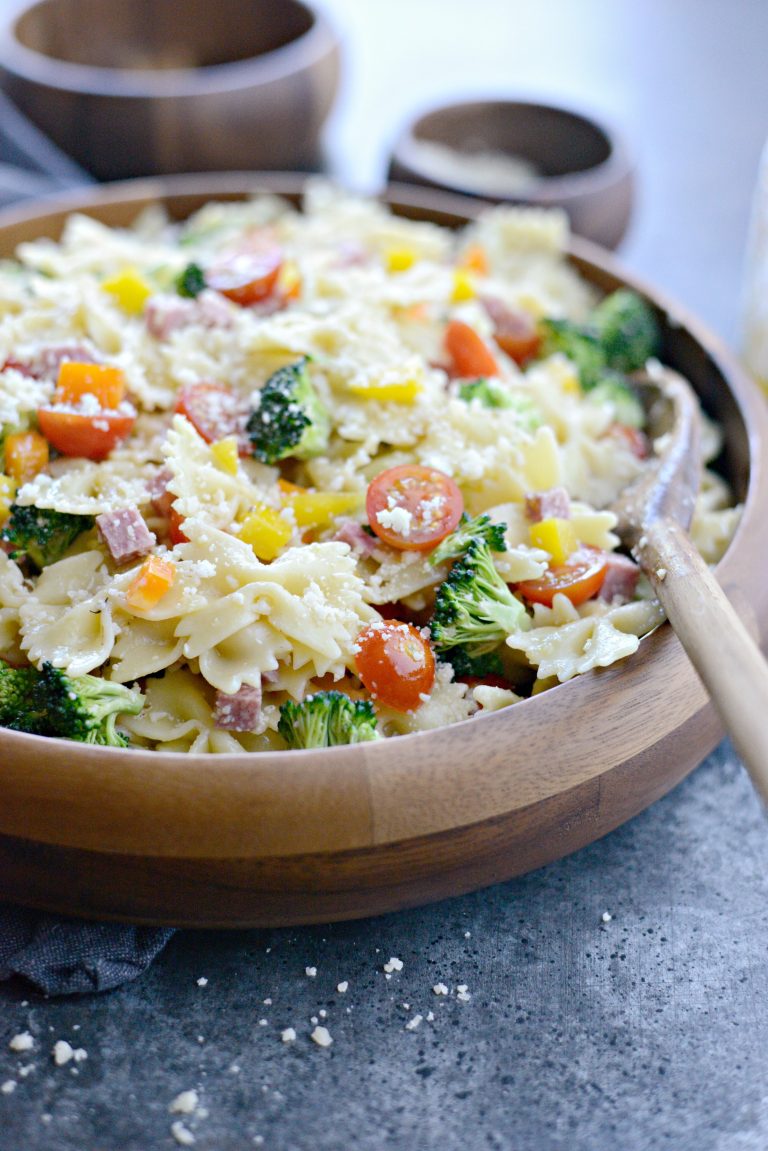 Italian Bowtie Pasta Salad Simply Scratch
