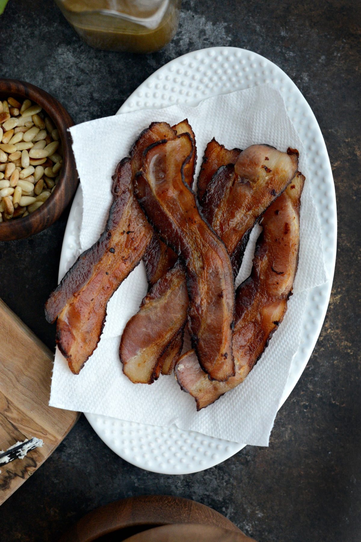 crispy cooked bacon