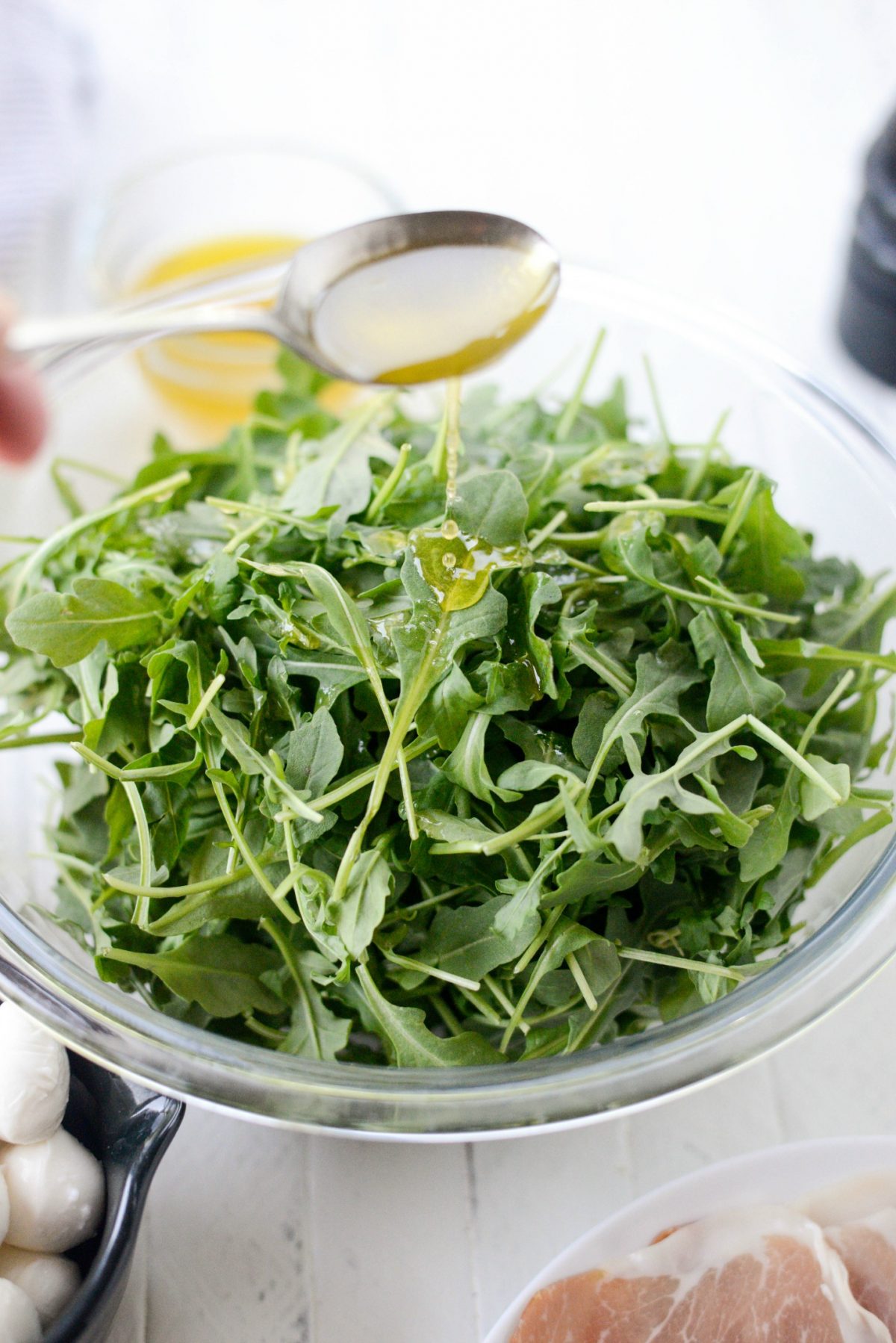 Cantaloupe und Prosciutto Rucola Salat l SimplyScratch.com