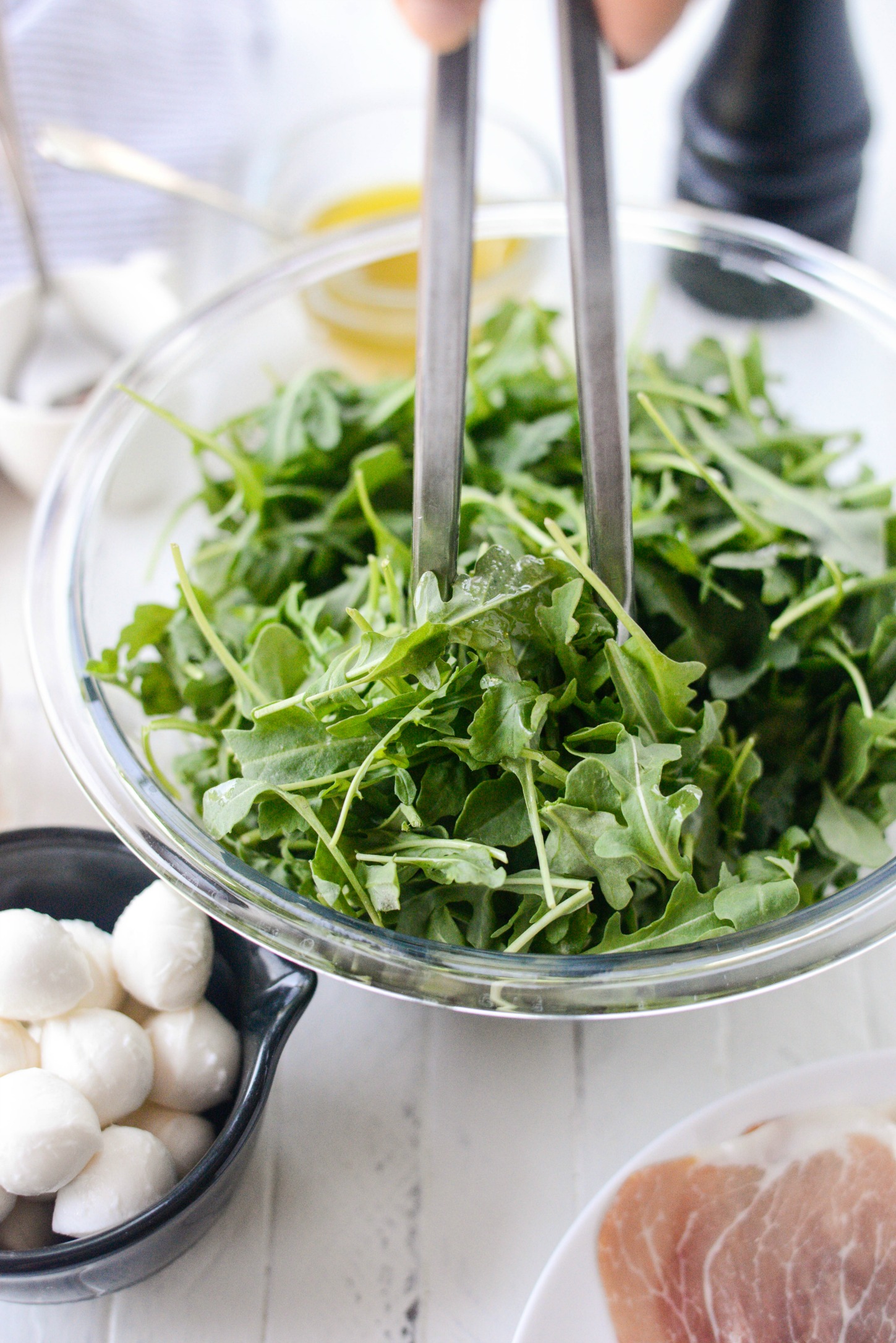 Cantaloupe and Prosciutto Arugula Salad Simply Scratch