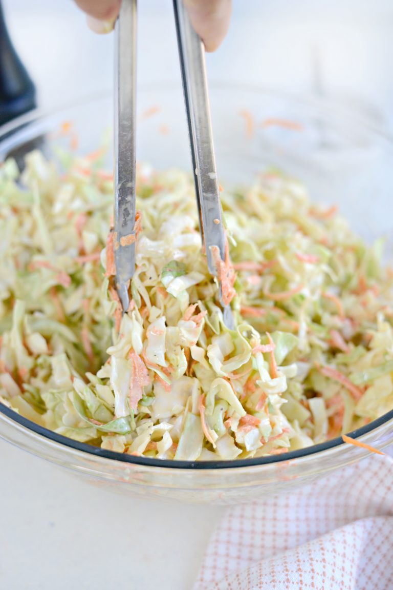 Classic Coleslaw Recipe with Homemade Dressing Simply Scratch