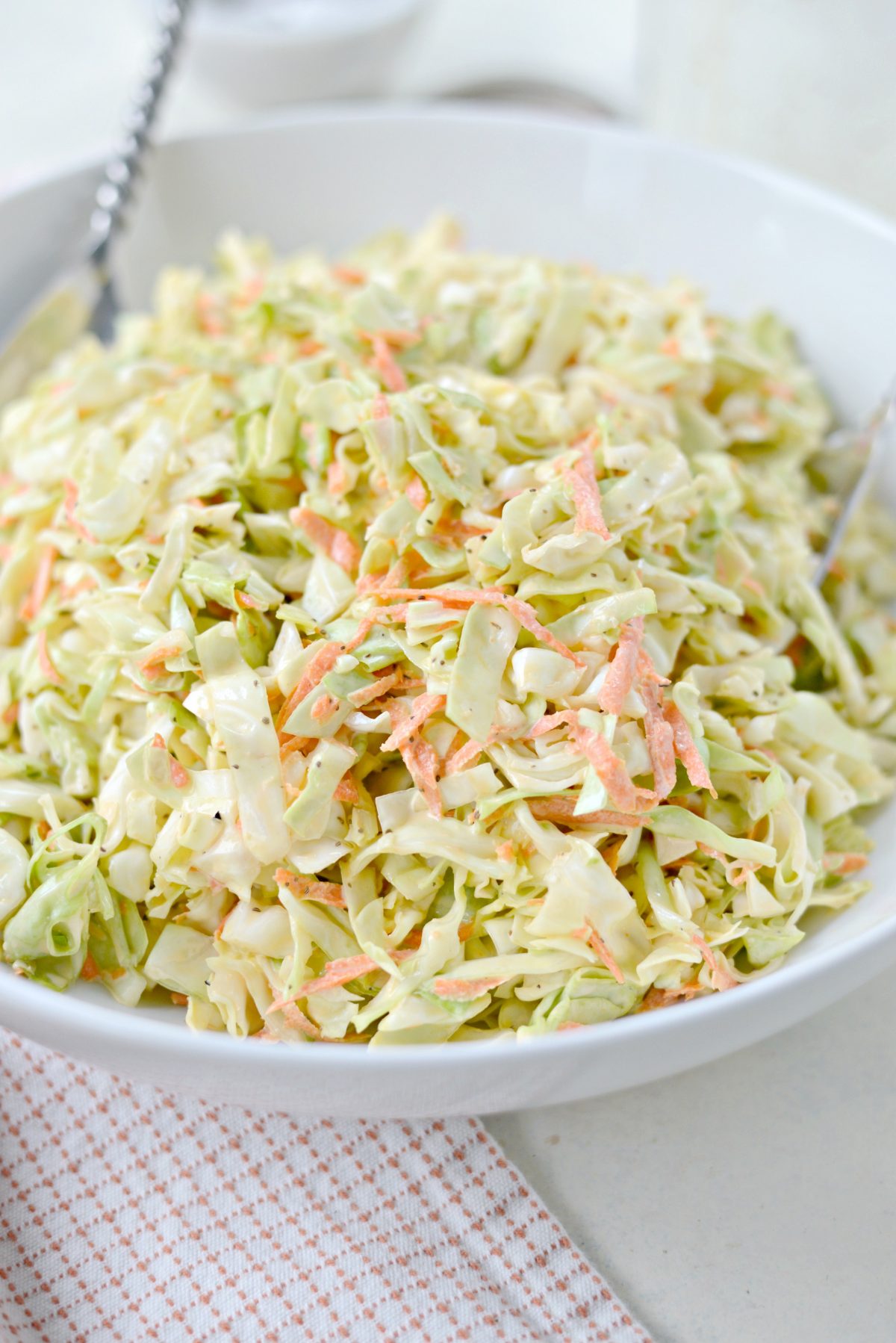 Classic Coleslaw Recipe with Homemade Dressing l SimplyScratch.com (16)